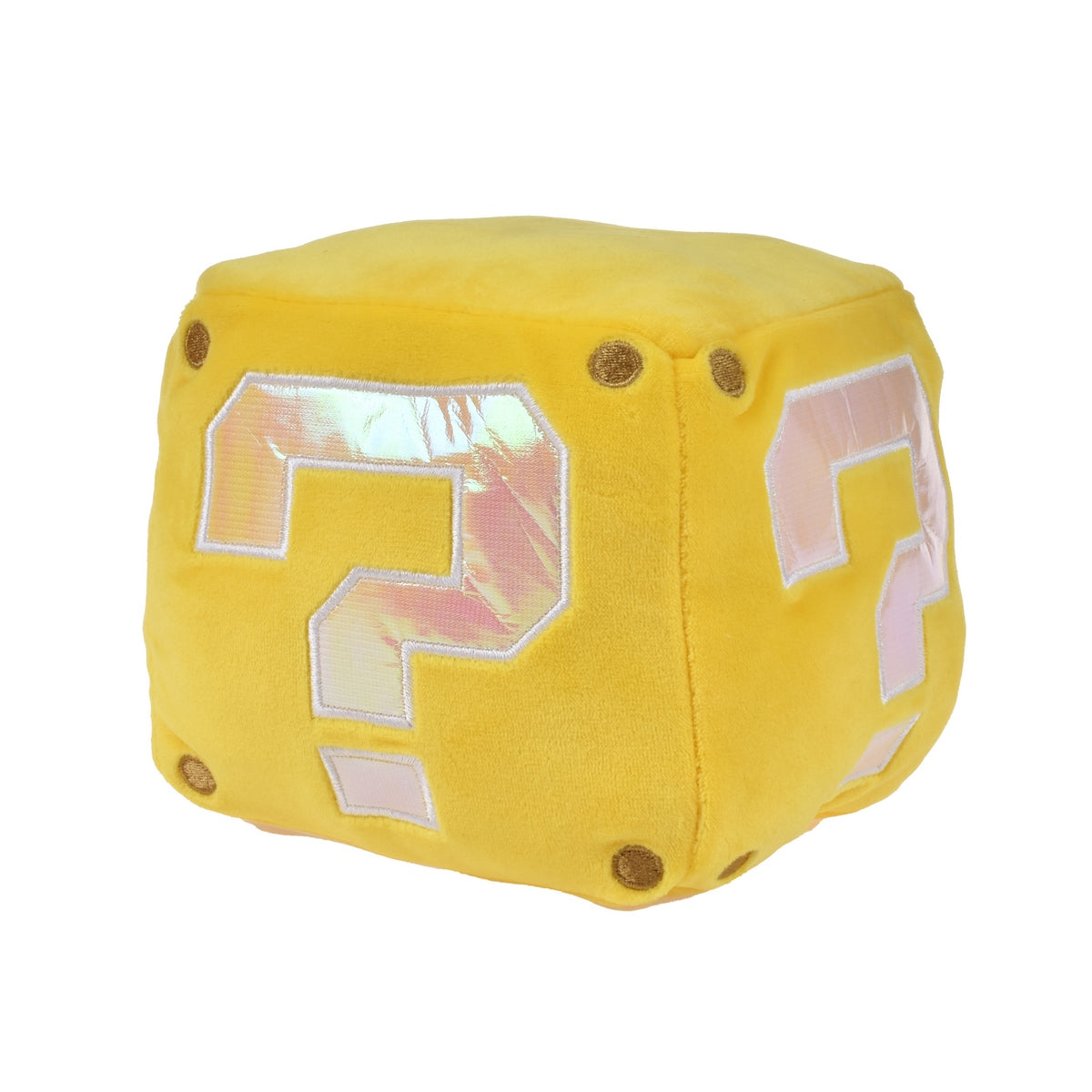 Peluche Con Sonido Super Mario De Nintendo - Bloque De Interogacion