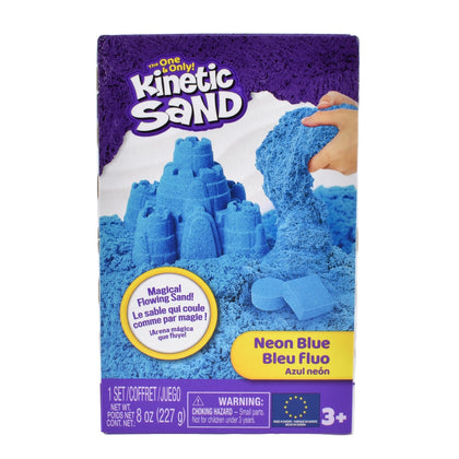 Arena Mágica Neón 227 Gramos Kinetic Sand - Azul Neón