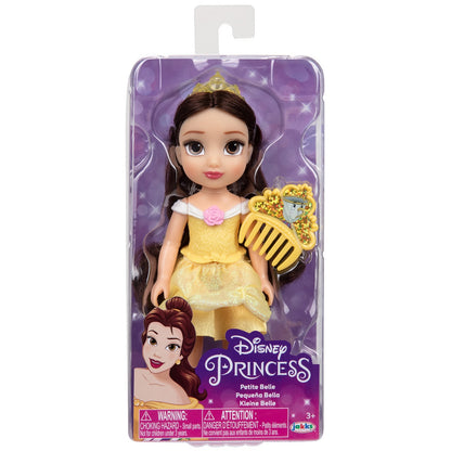 Muñeca 15 Cm Con Peine Princesas De Disney - Bella