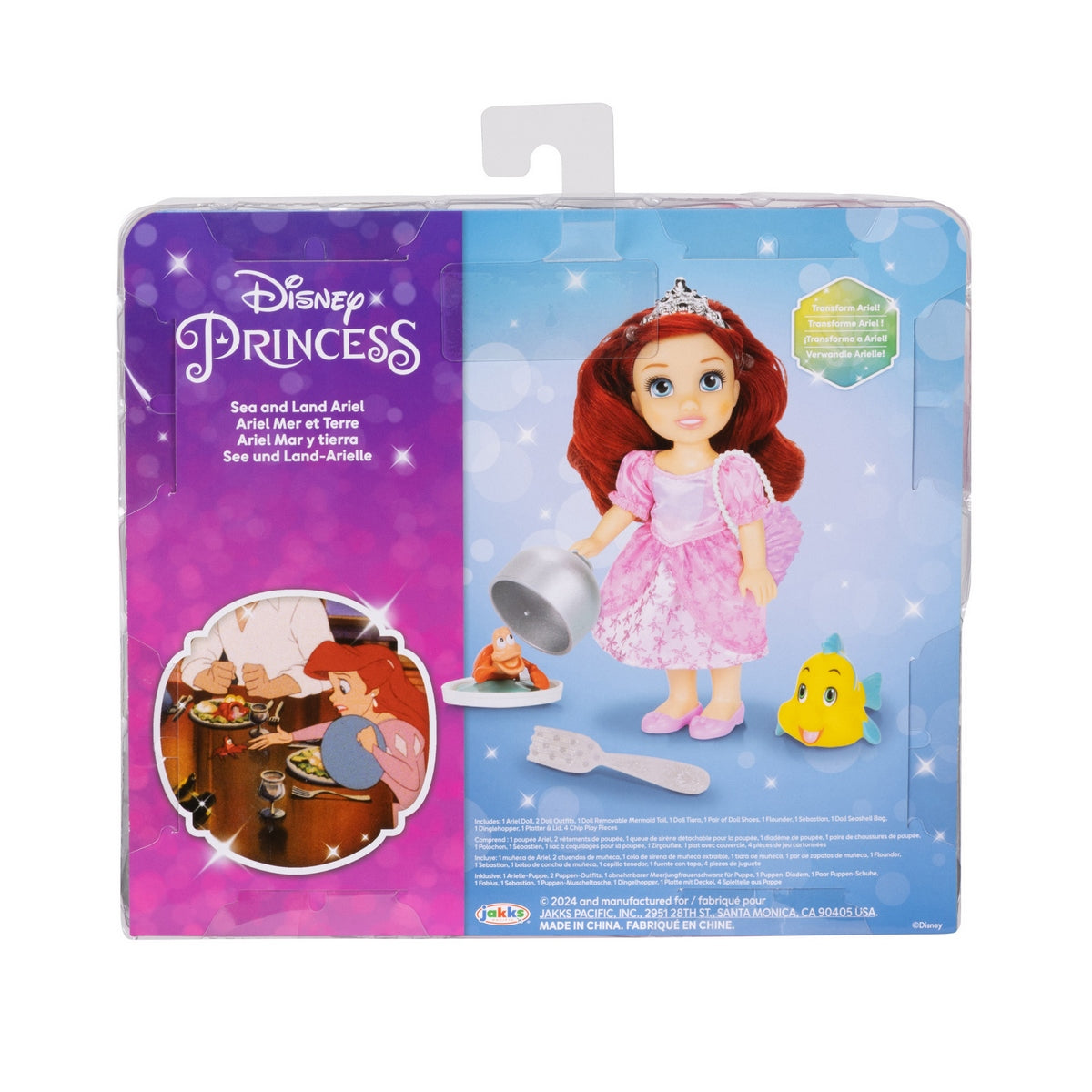 Muñeca Fashion 15 Cm Con Accesorios Princesas De Disney - Ariel