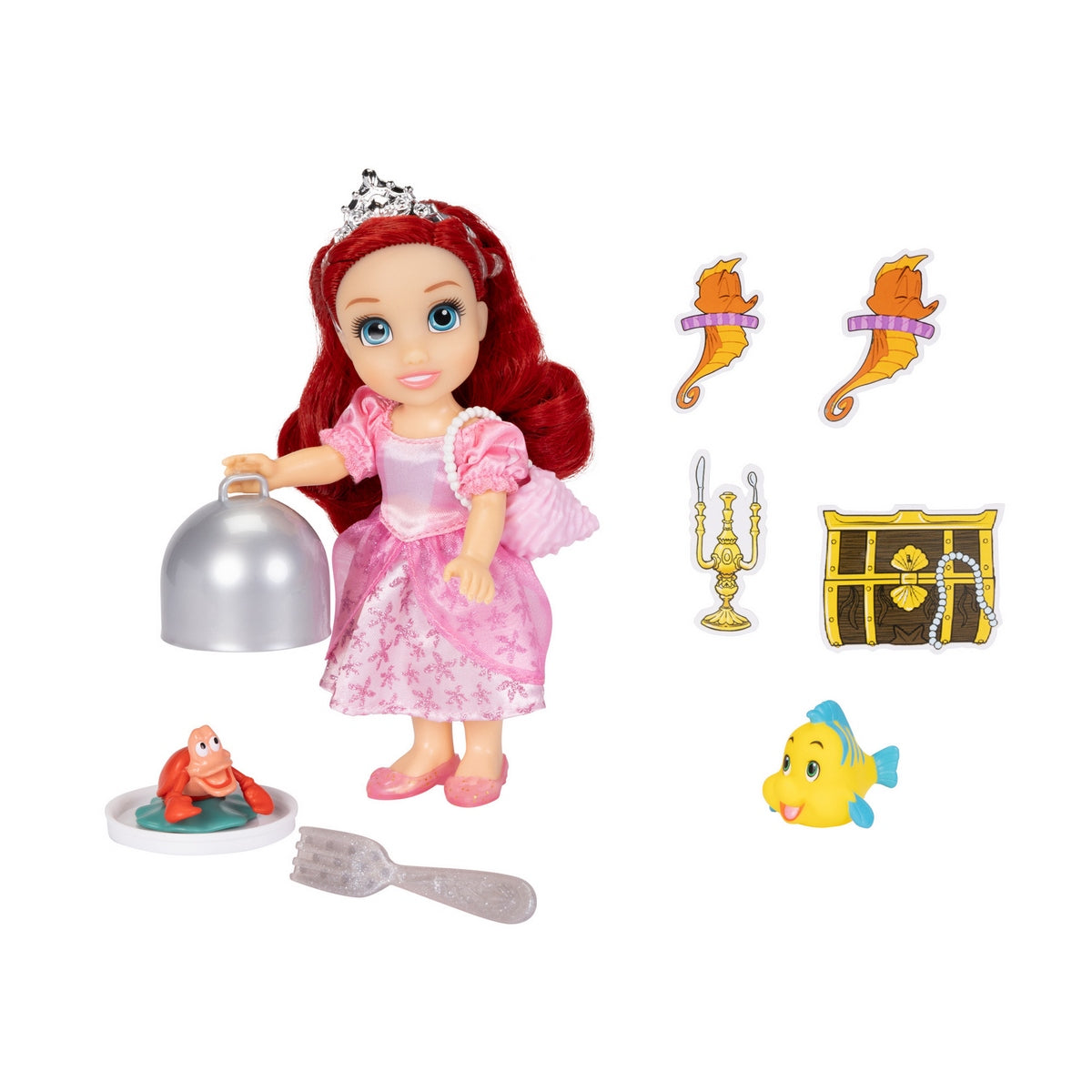 Muñeca Fashion 15 Cm Con Accesorios Princesas De Disney - Ariel