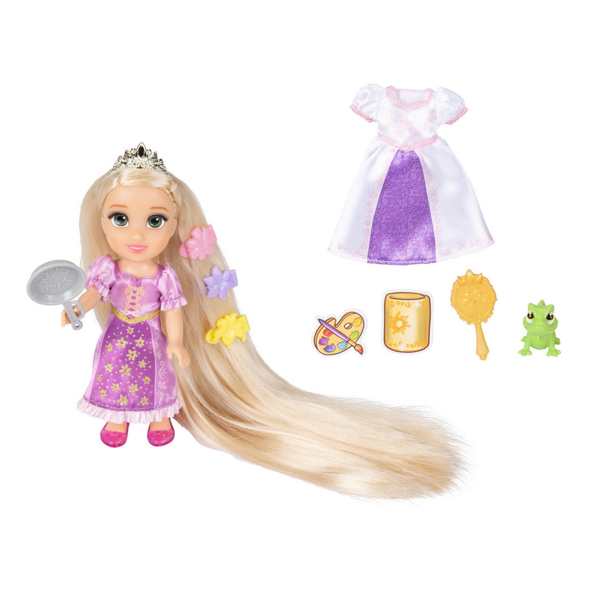 Muñeca Fashion 15 Cm Con Accesorios Princesas De Disney - Rapunzel