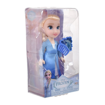 Muñeca Con Accesorios Frozen De Disney - Elsa Vestido Celeste