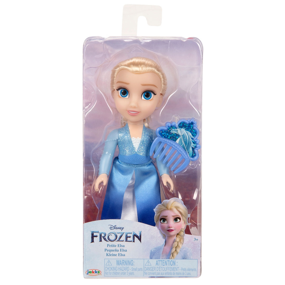 Muñeca Con Accesorios Frozen De Disney - Elsa Vestido Celeste