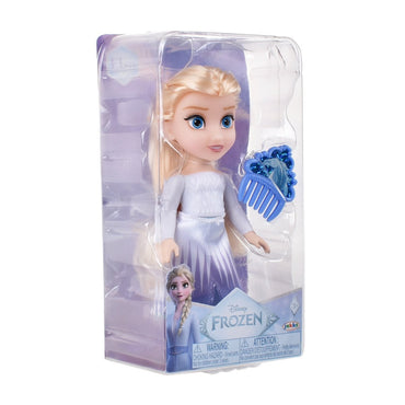 Muñeca Con Accesorios Frozen De Disney - Elsa Vestido Blanco