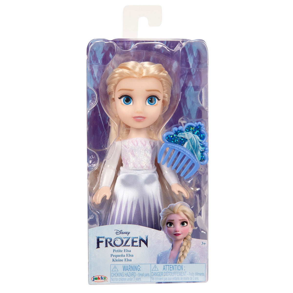 Muñeca Con Accesorios Frozen De Disney - Elsa Vestido Blanco