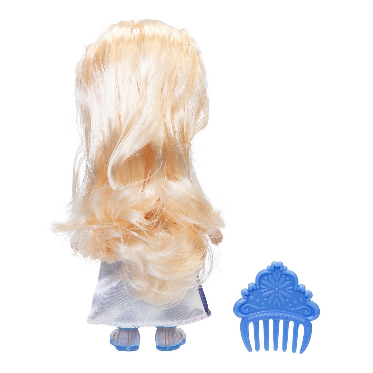 Muñeca Con Accesorios Frozen De Disney - Elsa Vestido Blanco