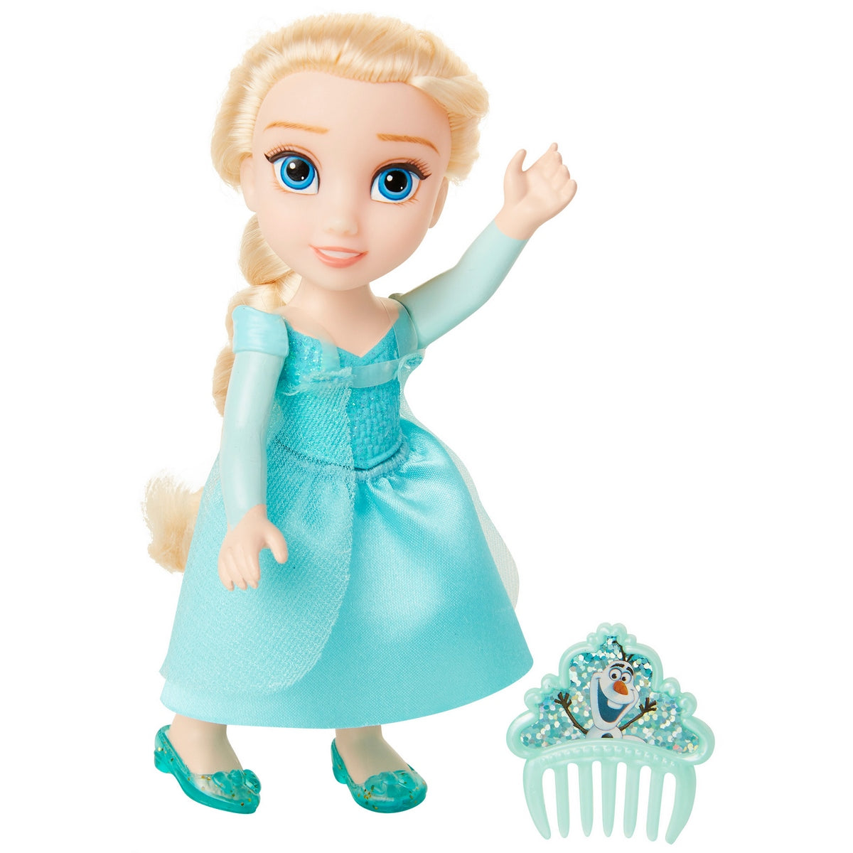 Muñeca Con Accesorios Frozen De Disney - Elsa Vestido Verde
