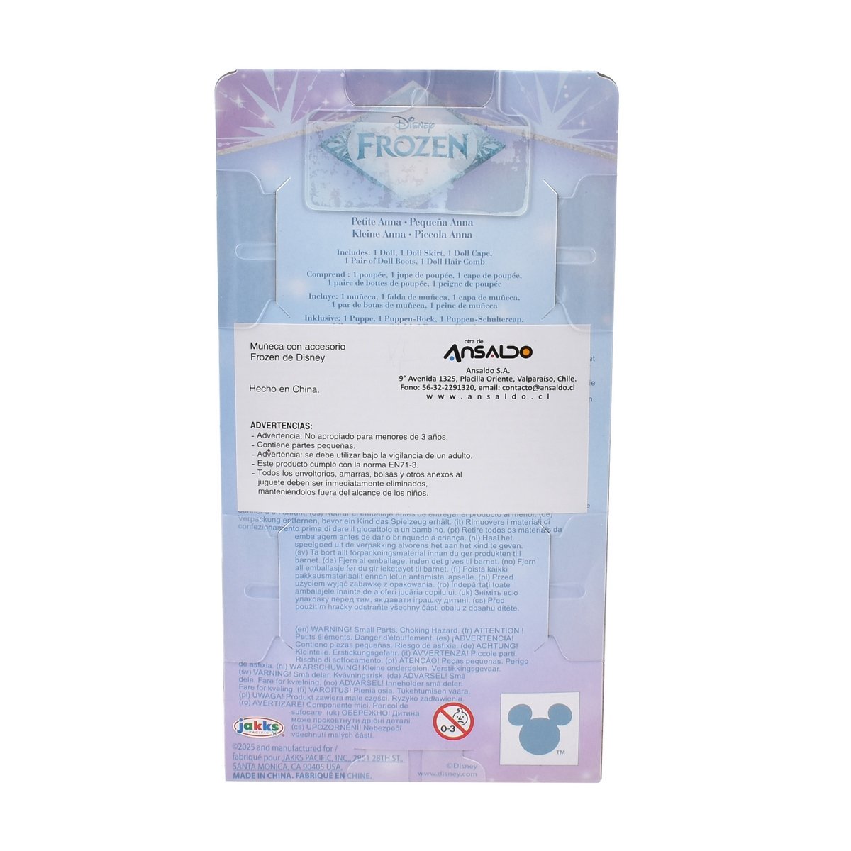 Muñeca Con Accesorios Frozen De Disney - Elsa Vestido Verde