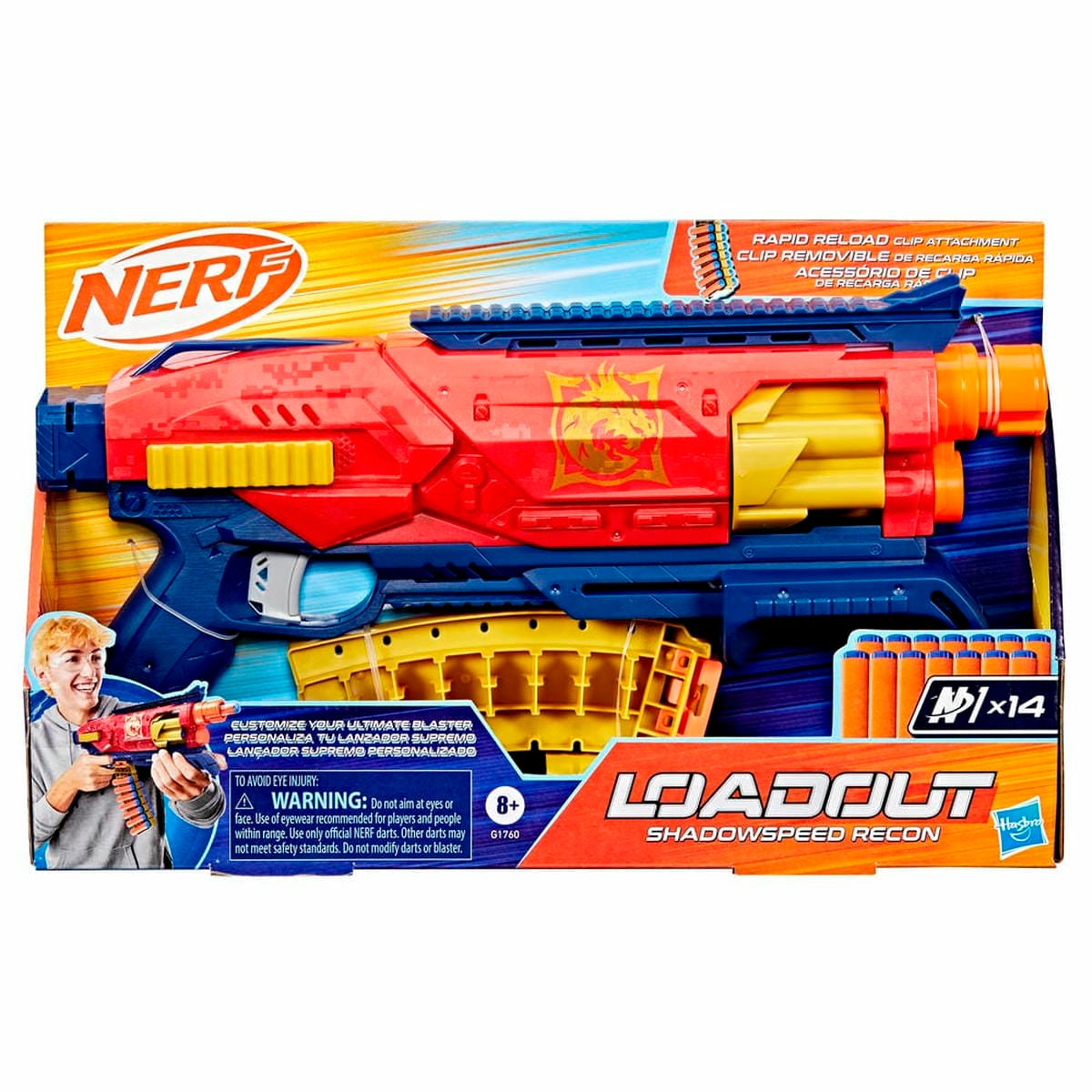 Lanzador Nerf Loadout Shadowspeed Recon