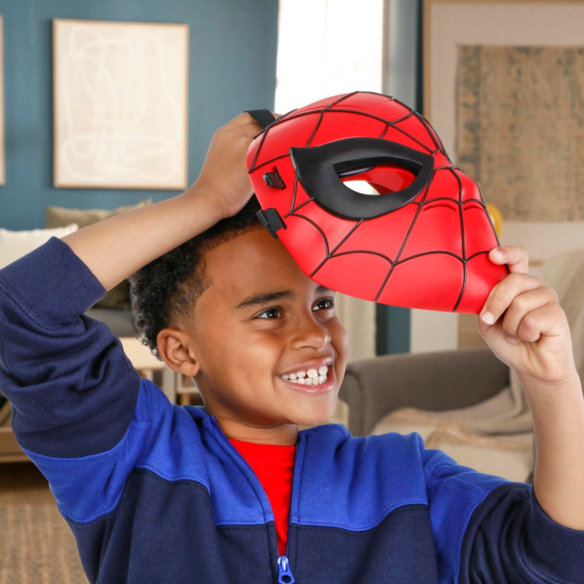 Máscara Marvel Luminosa Spiderman