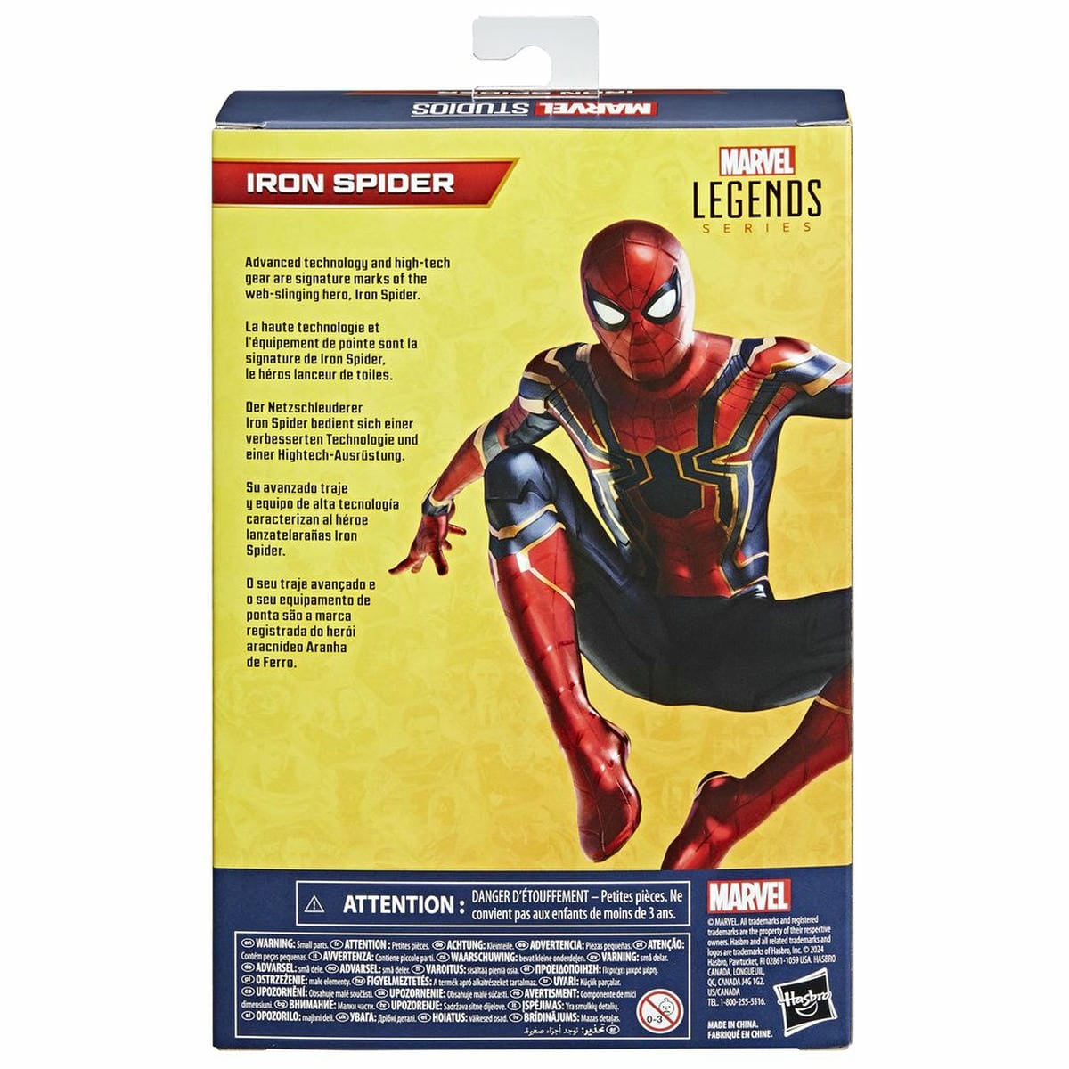 Figura De Acción Marvel Spiderman Legends Series Iron Spider