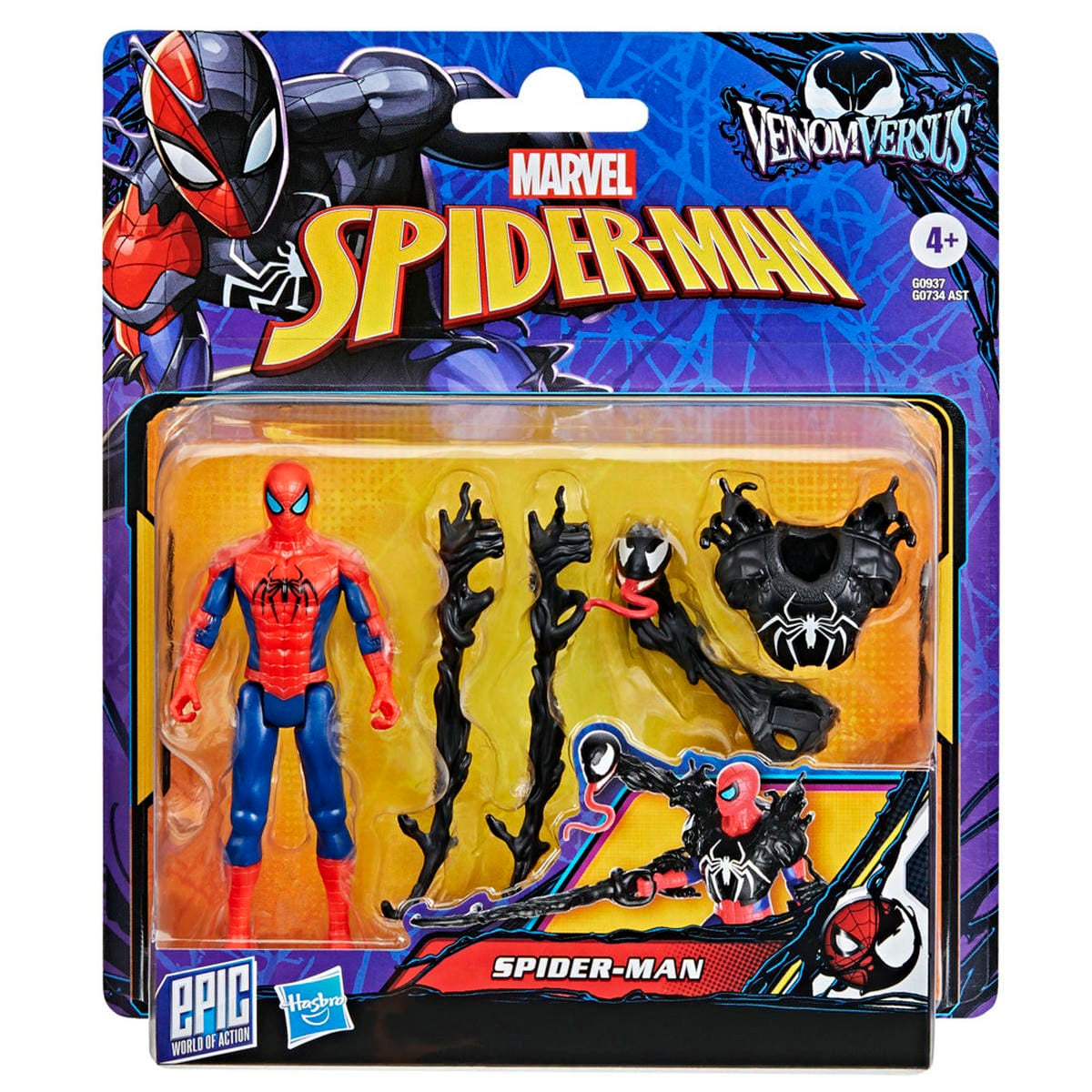 Figura De Acción Spiderman Epic World Of Action Venomversus