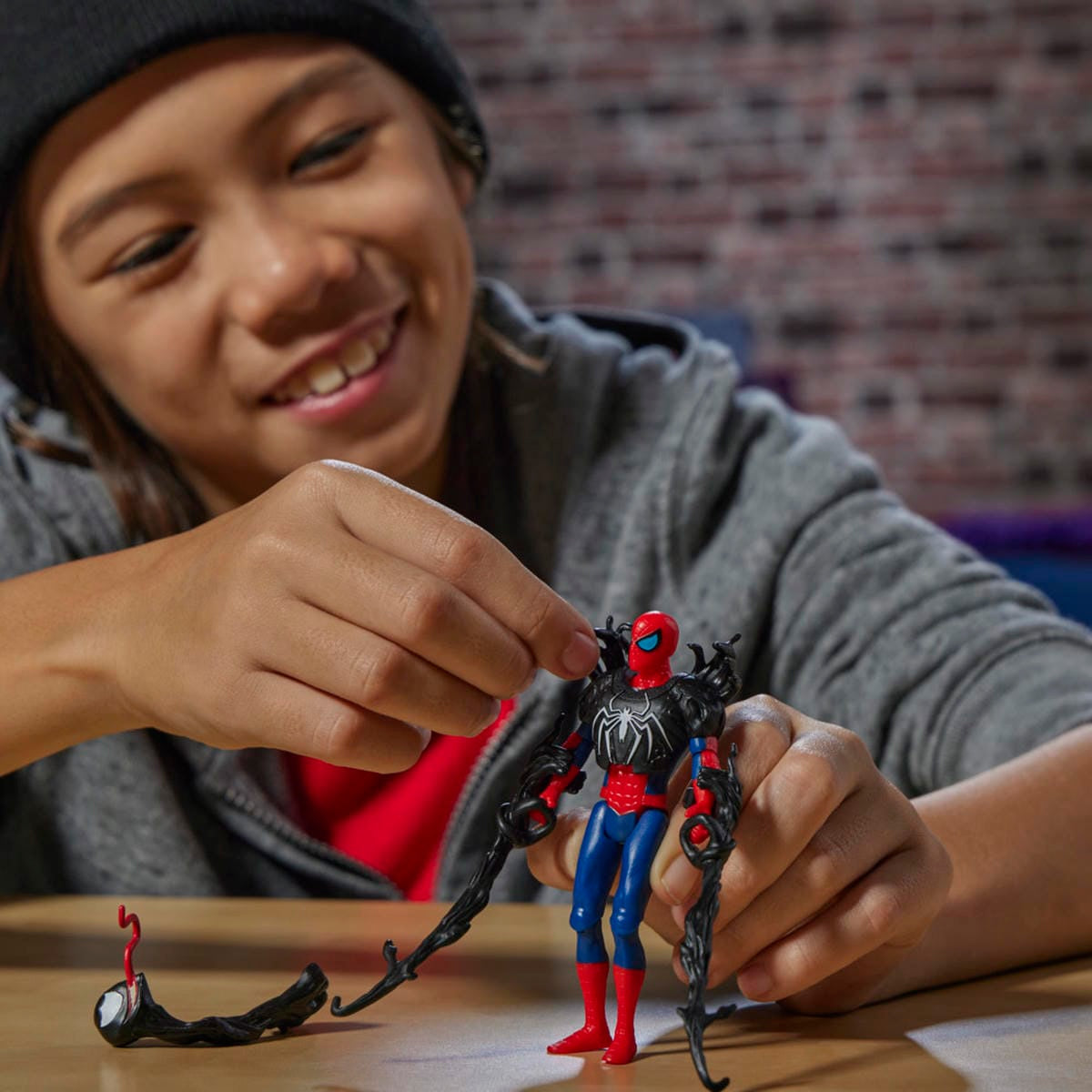Figura De Acción Spiderman Epic World Of Action Venomversus