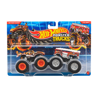 Hot Wheels Monster Trucks Escala 1:64 - Tiger Shark Vs 5 Alarm