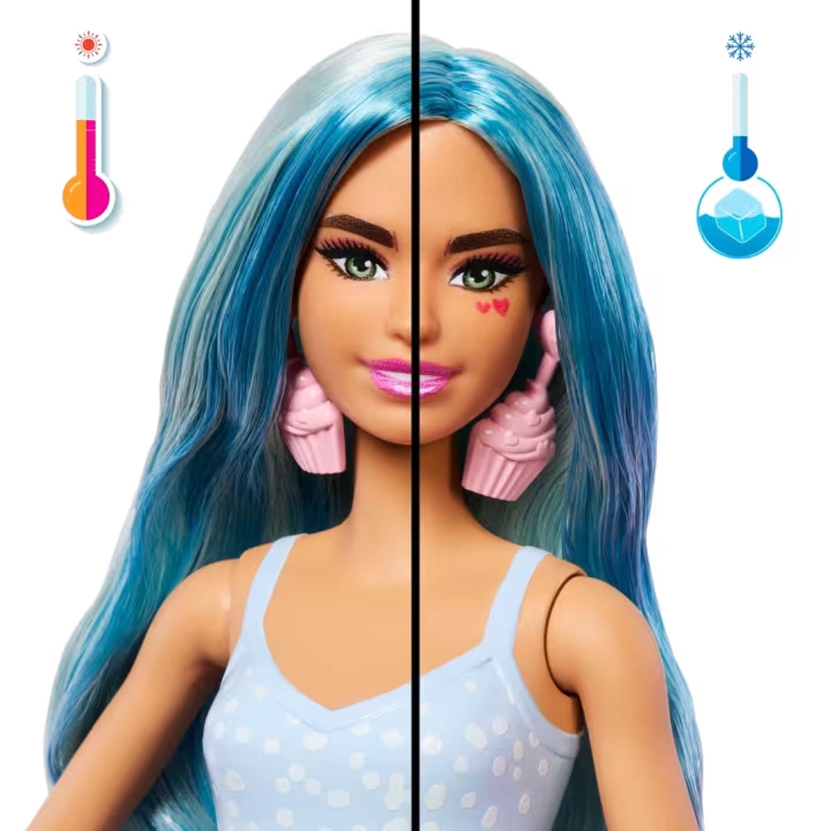 Barbie Pop Reveal Muñeca Dulces Sorpresas - Celeste