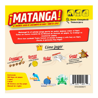 Juego De Mesa Matanga