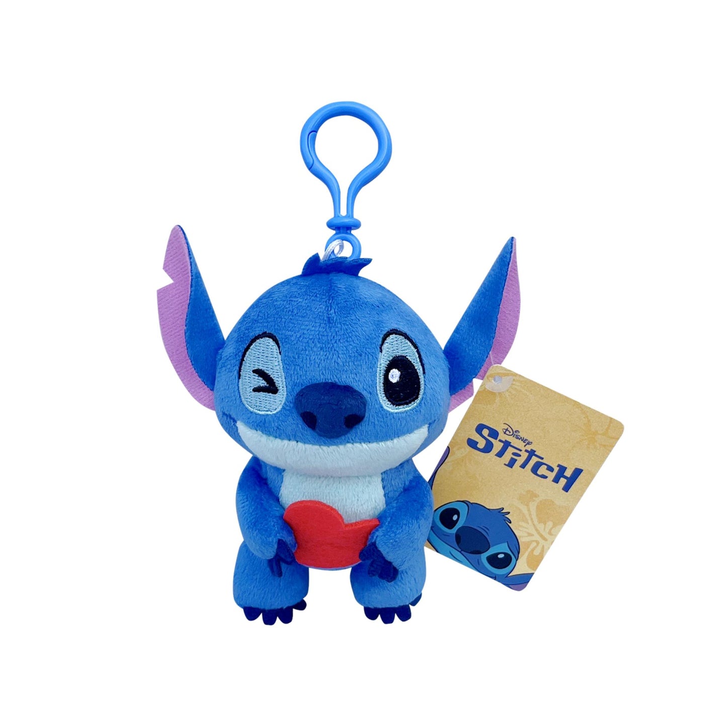 Peluche Stitch Llavero 12 cm - Corazón