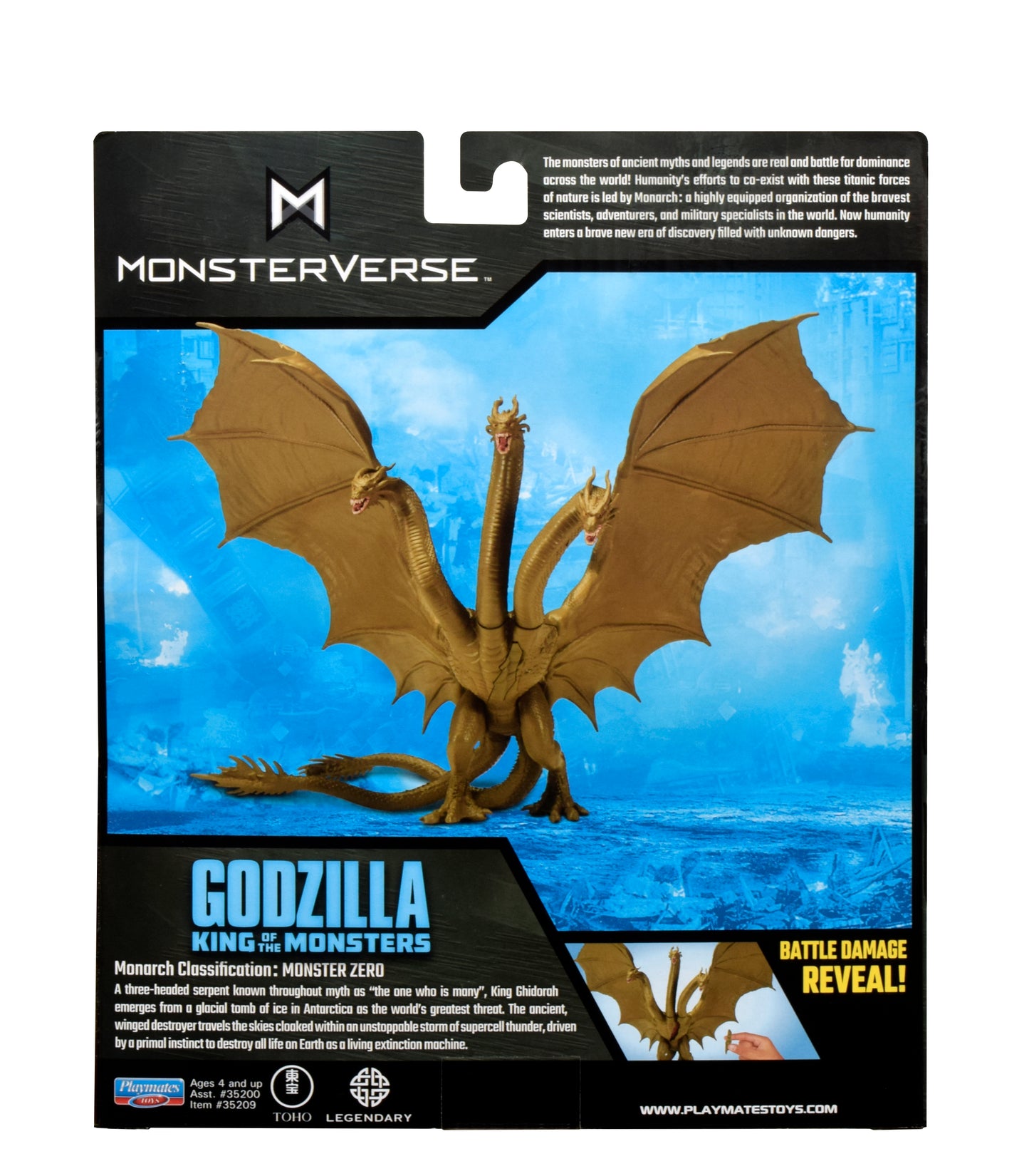 Godzilla Figura Básica 15 Cm King Ghidorah
