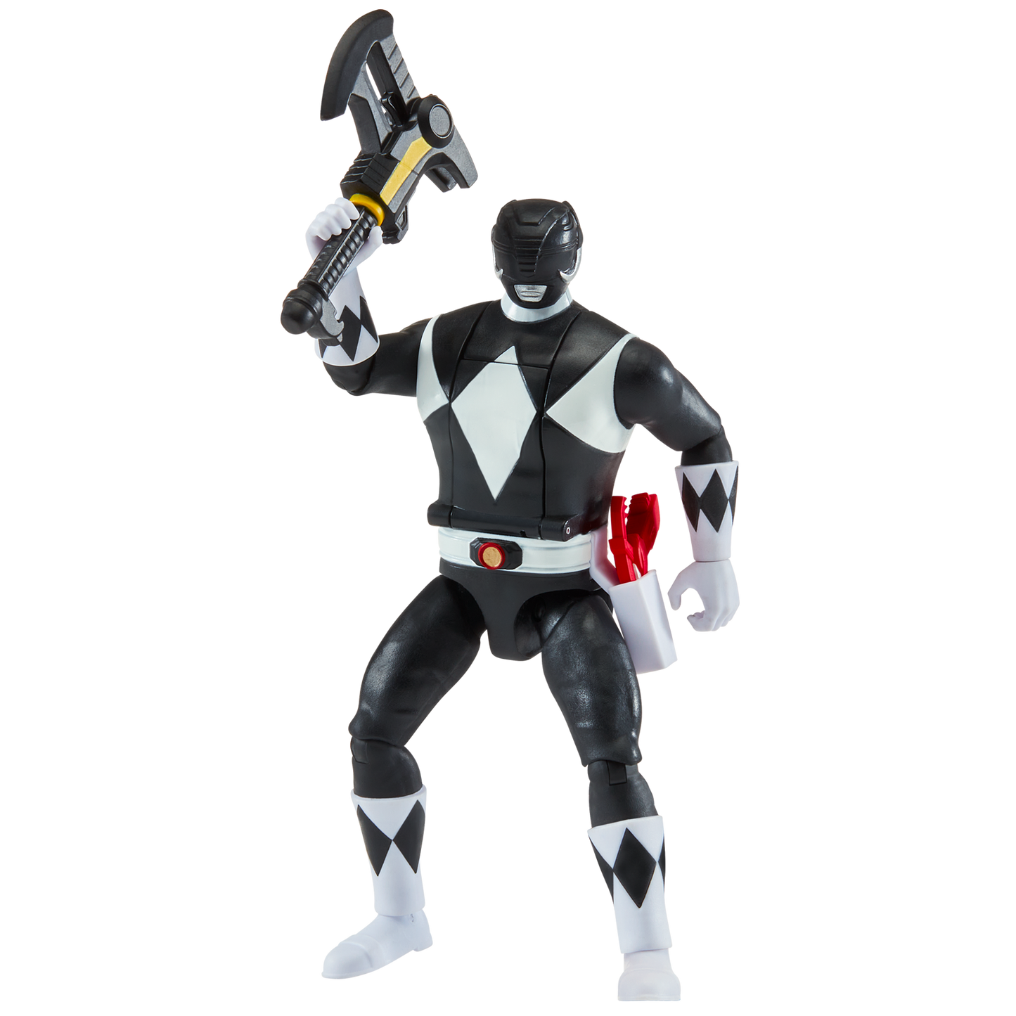 Power Rangers Figura Gira Cabeza Black Ranger