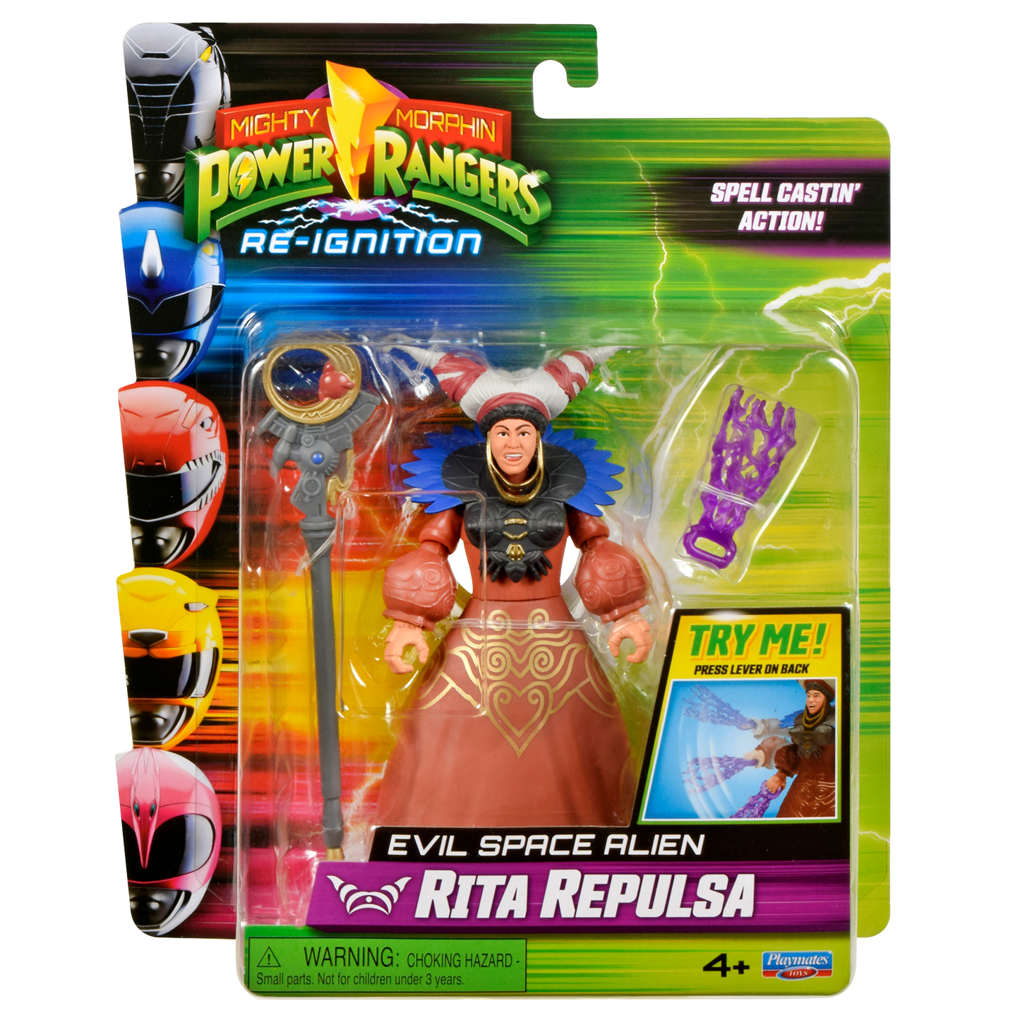Power Rangers Figura Gira Cabeza Rita Repulsa