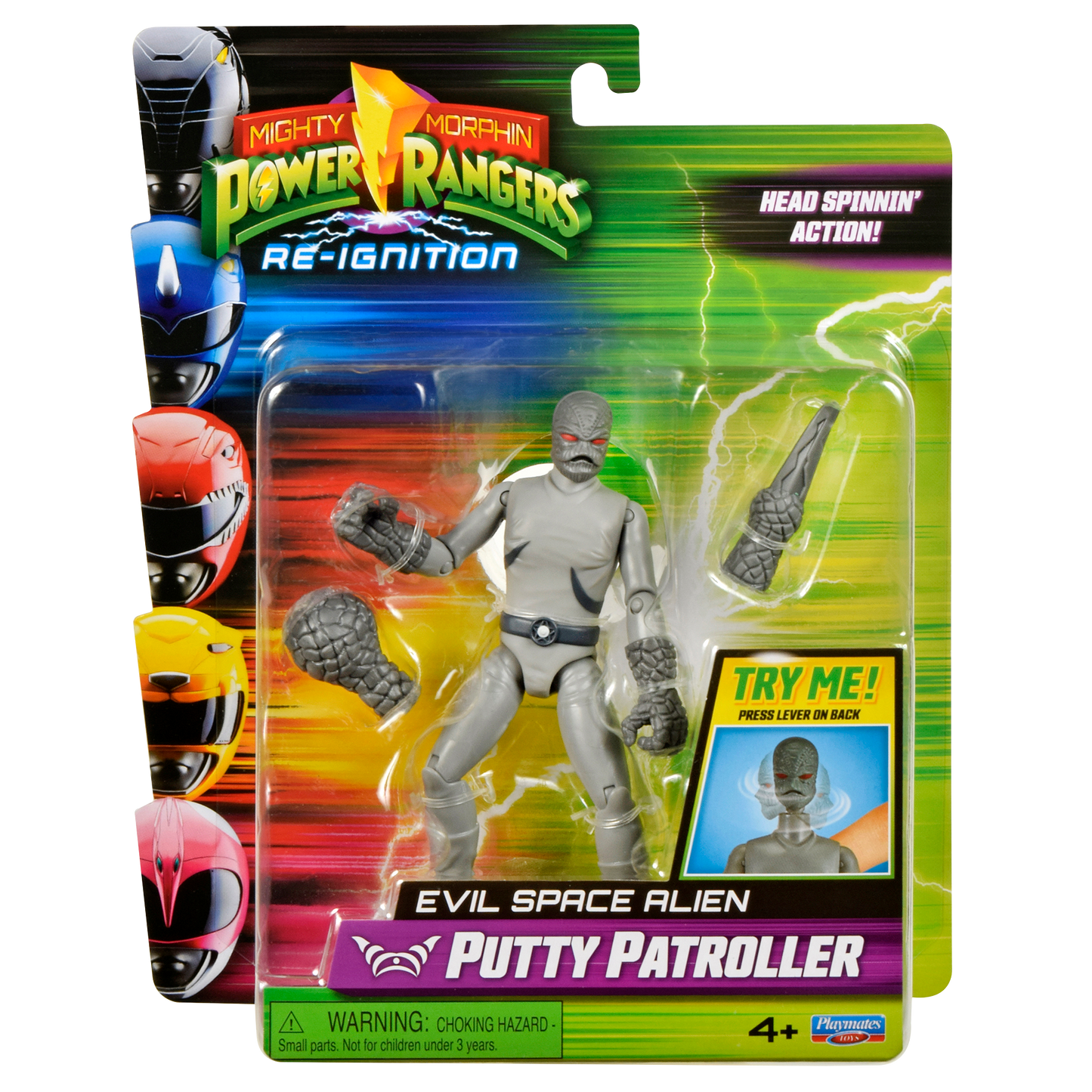Power Rangers Figura Gira Cabeza Putty Patroller