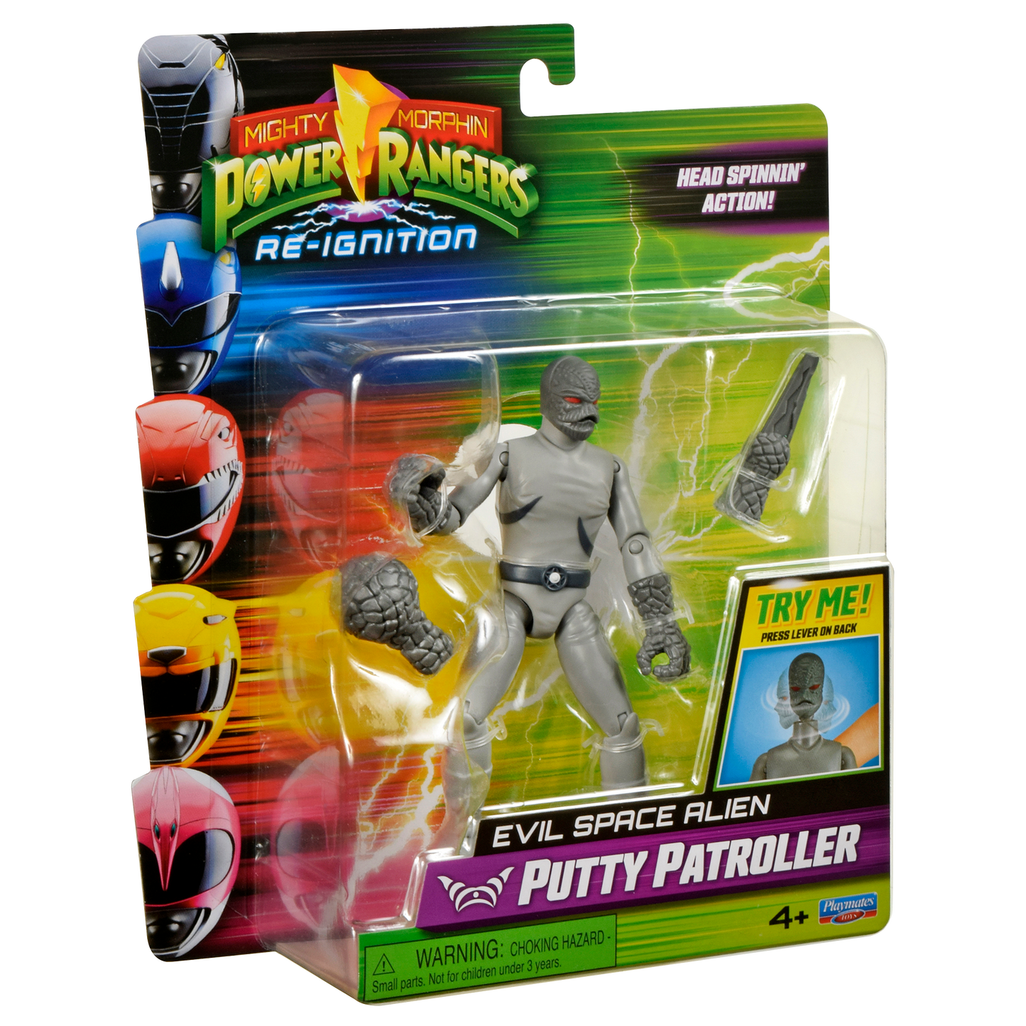 Power Rangers Figura Gira Cabeza Putty Patroller