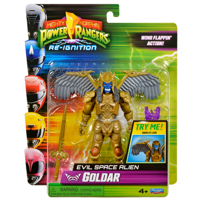 Power Rangers Figura Gira Cabeza Goldar