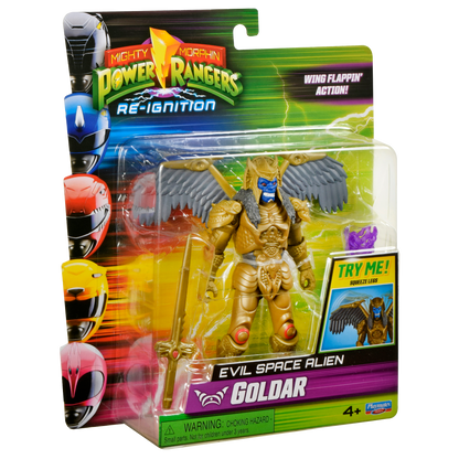 Power Rangers Figura Gira Cabeza Goldar