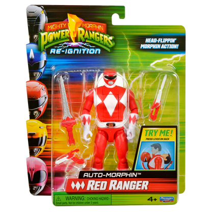 Power Rangers Figura Gira Cabeza Red Ranger