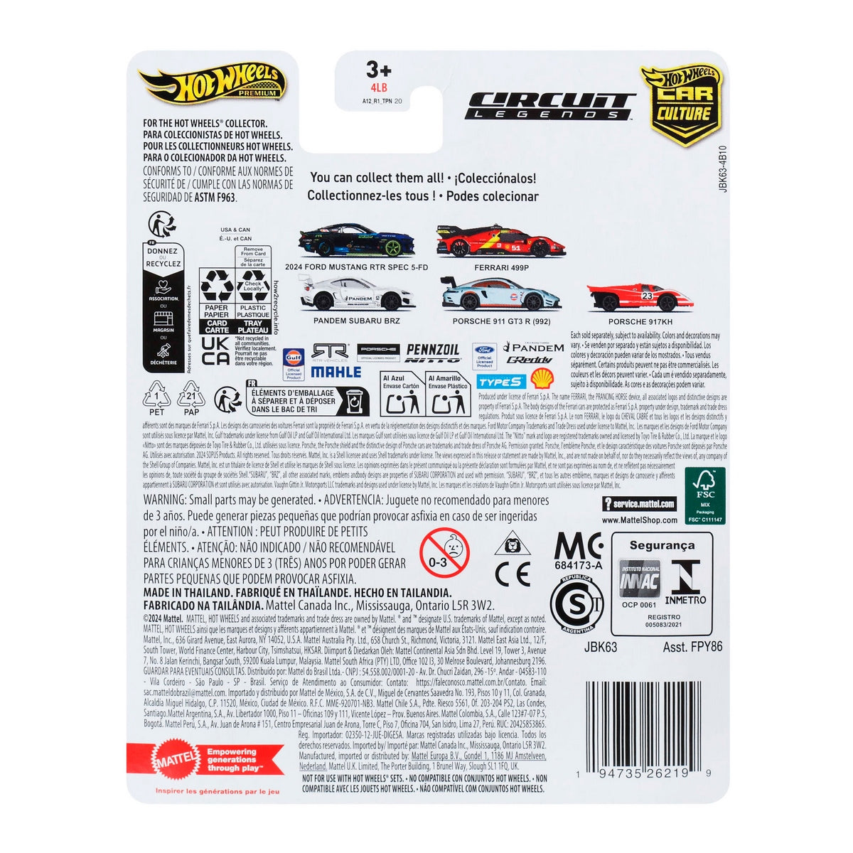 Hot Wheels Collector Vehículo De Colección Auto Porsche 917K