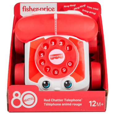 Fisher-Price Juguete Para Bebes Telefono Parlanchin Rojo