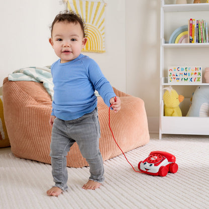 Fisher-Price Juguete Para Bebes Telefono Parlanchin Rojo