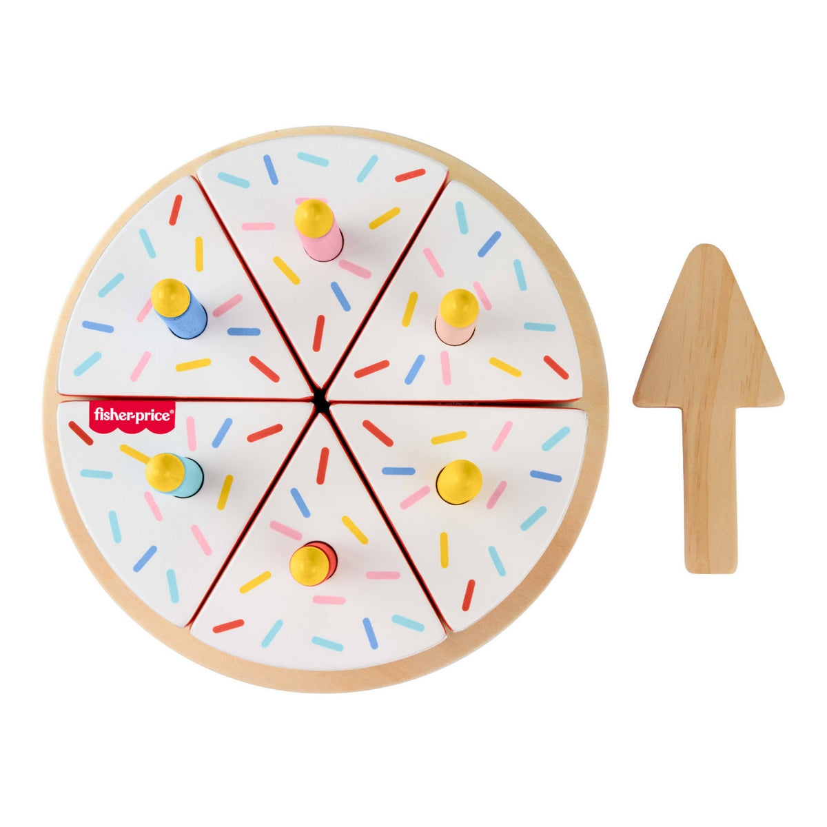 Fisher-Price Juguete Para Bebés Pastel Cumpleaños De Madera