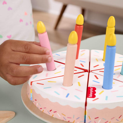 Fisher-Price Juguete Para Bebés Pastel Cumpleaños De Madera