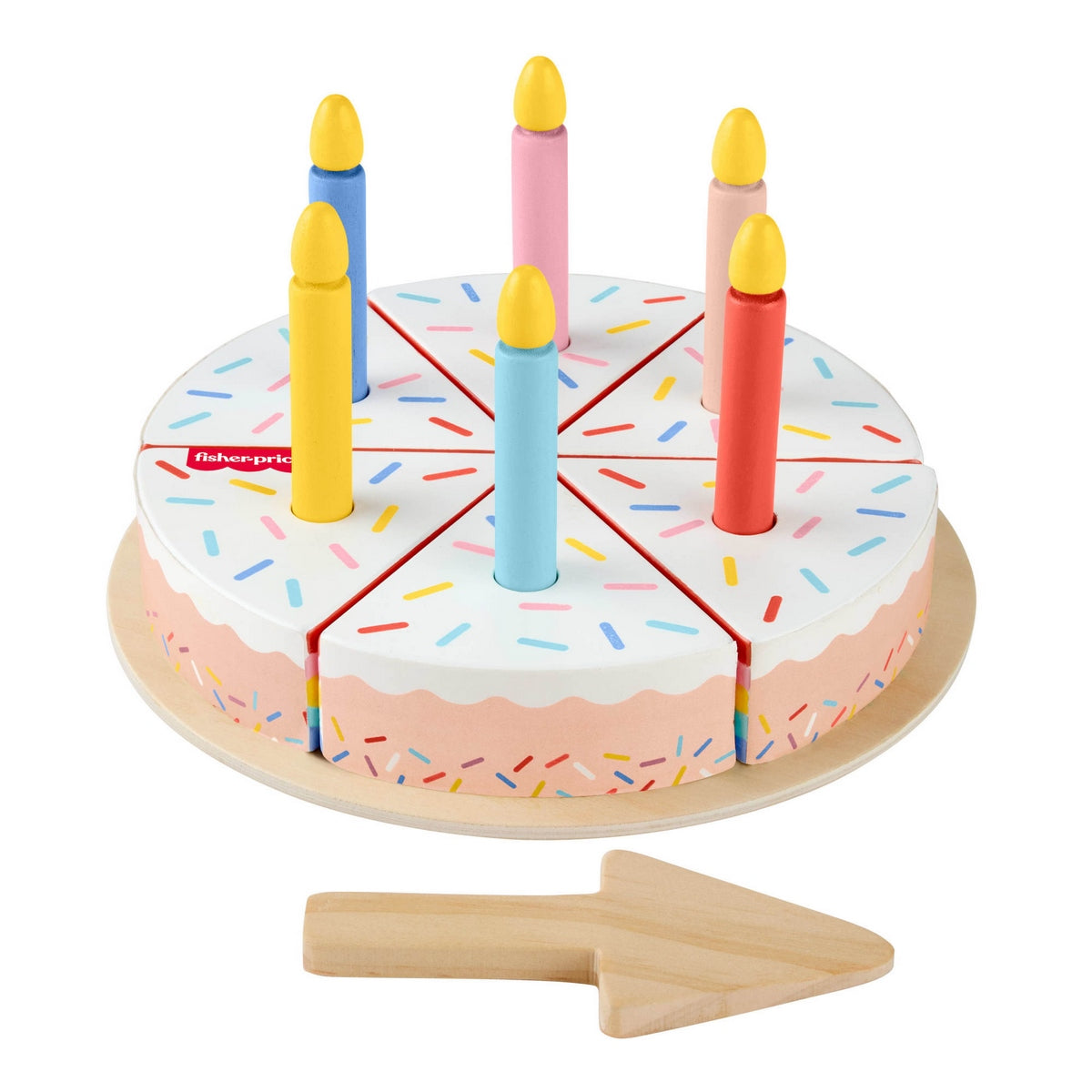 Fisher-Price Juguete Para Bebés Pastel Cumpleaños De Madera