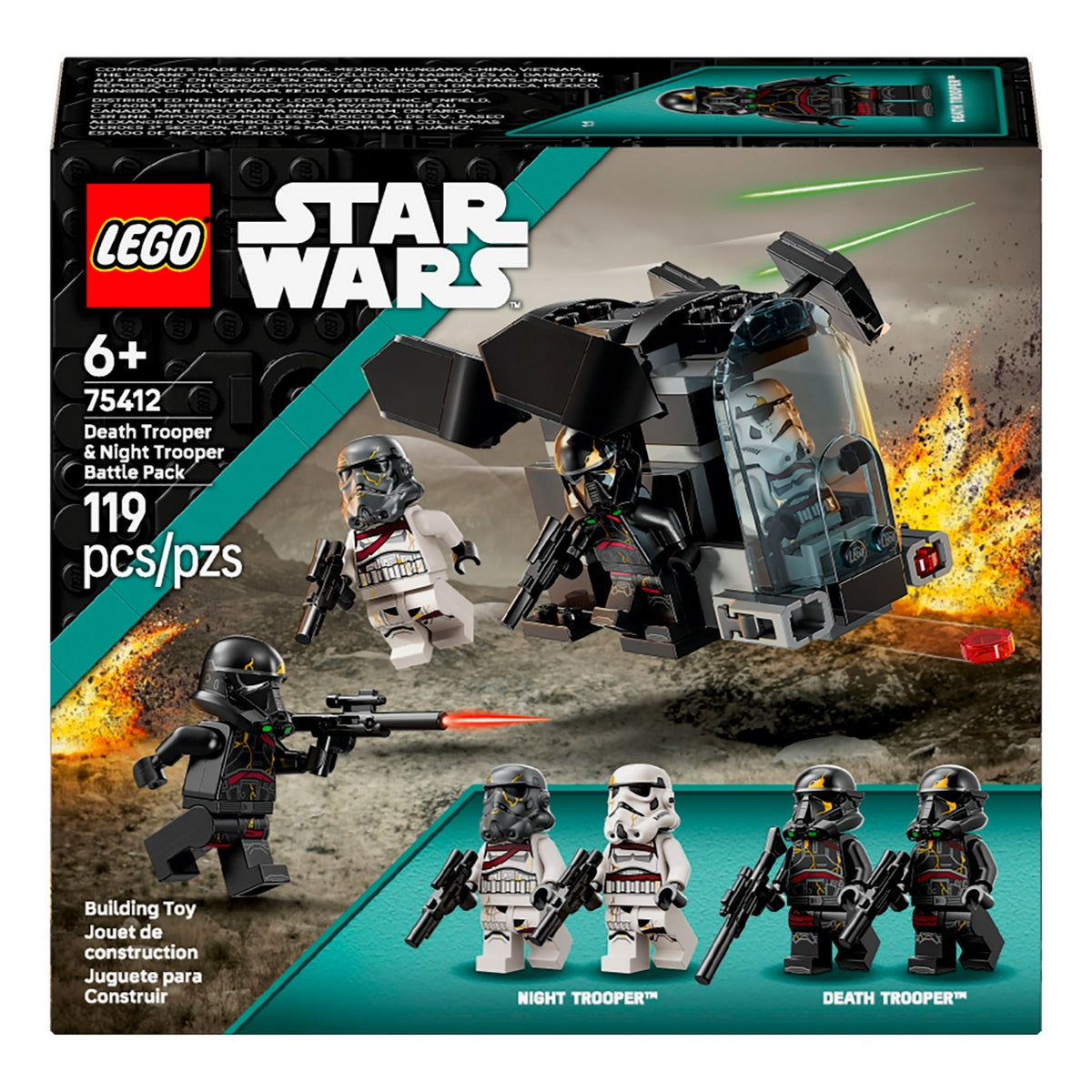 Pack De Combate Death Trooper Y Trooper De La Noche Lego Star Wars