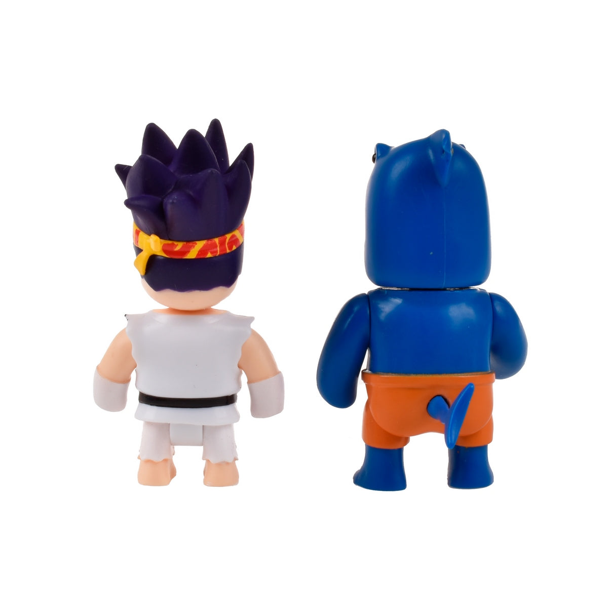 Pack 2 Figuras 8 Cms Articuladas Stumble Guys - Sensei Firefist And Megalodon