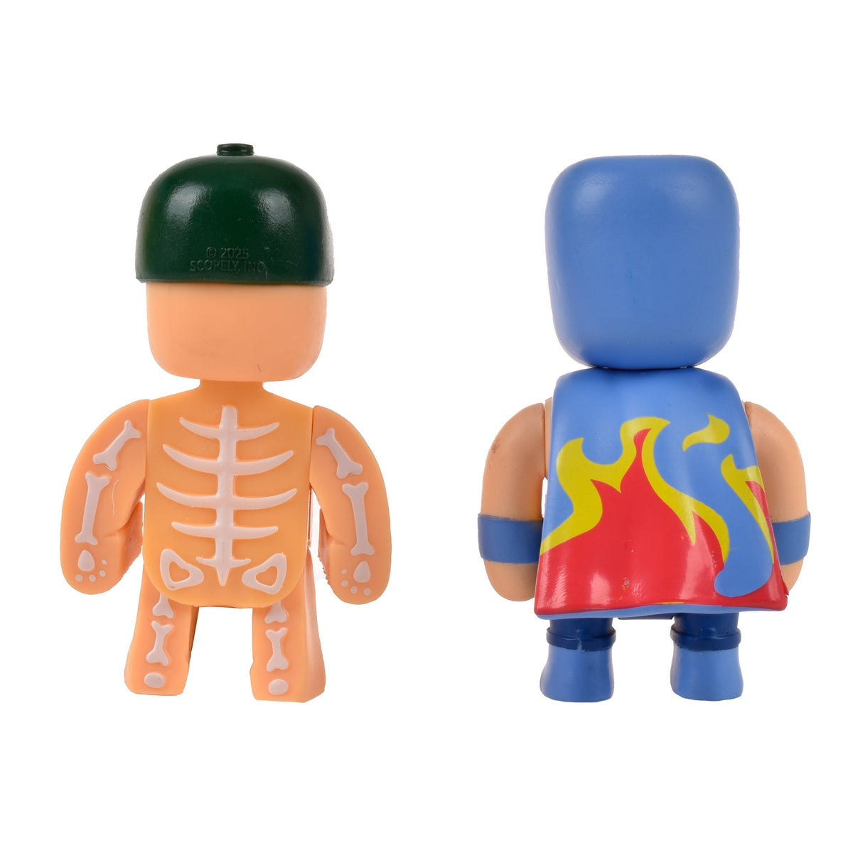 Pack 2 Figuras 8 Cms Articuladas Stumble Guys - Inside Out And Luchador