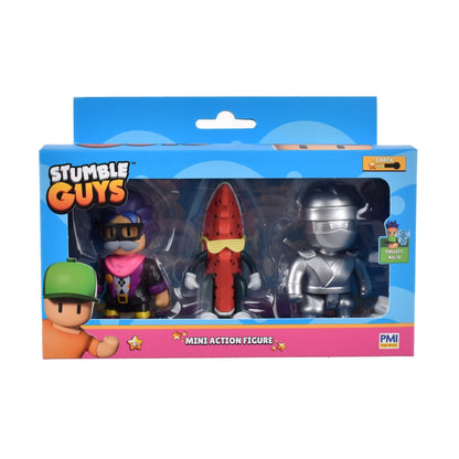 Pack 3 Figuras 8 Cms Articuladas Stumble Guys - Watermelon Guy