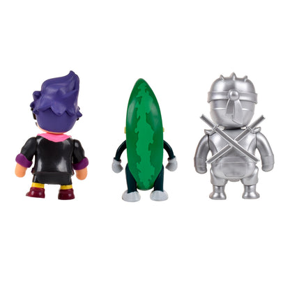 Pack 3 Figuras 8 Cms Articuladas Stumble Guys - Watermelon Guy