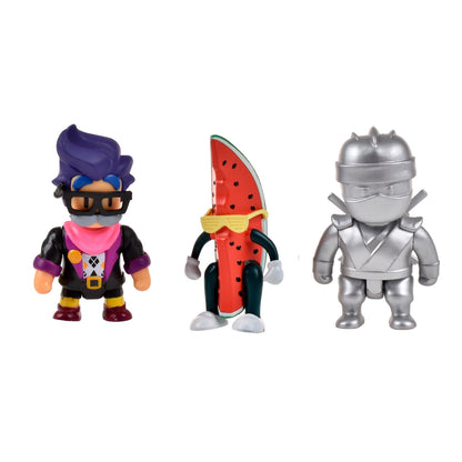 Pack 3 Figuras 8 Cms Articuladas Stumble Guys - Watermelon Guy