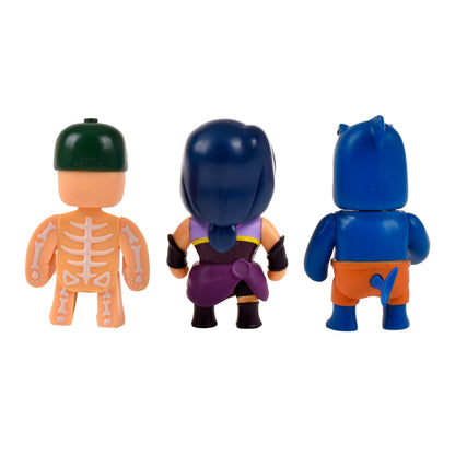 Pack 3 Figuras 8 Cms Articuladas Stumble Guys - Nyx