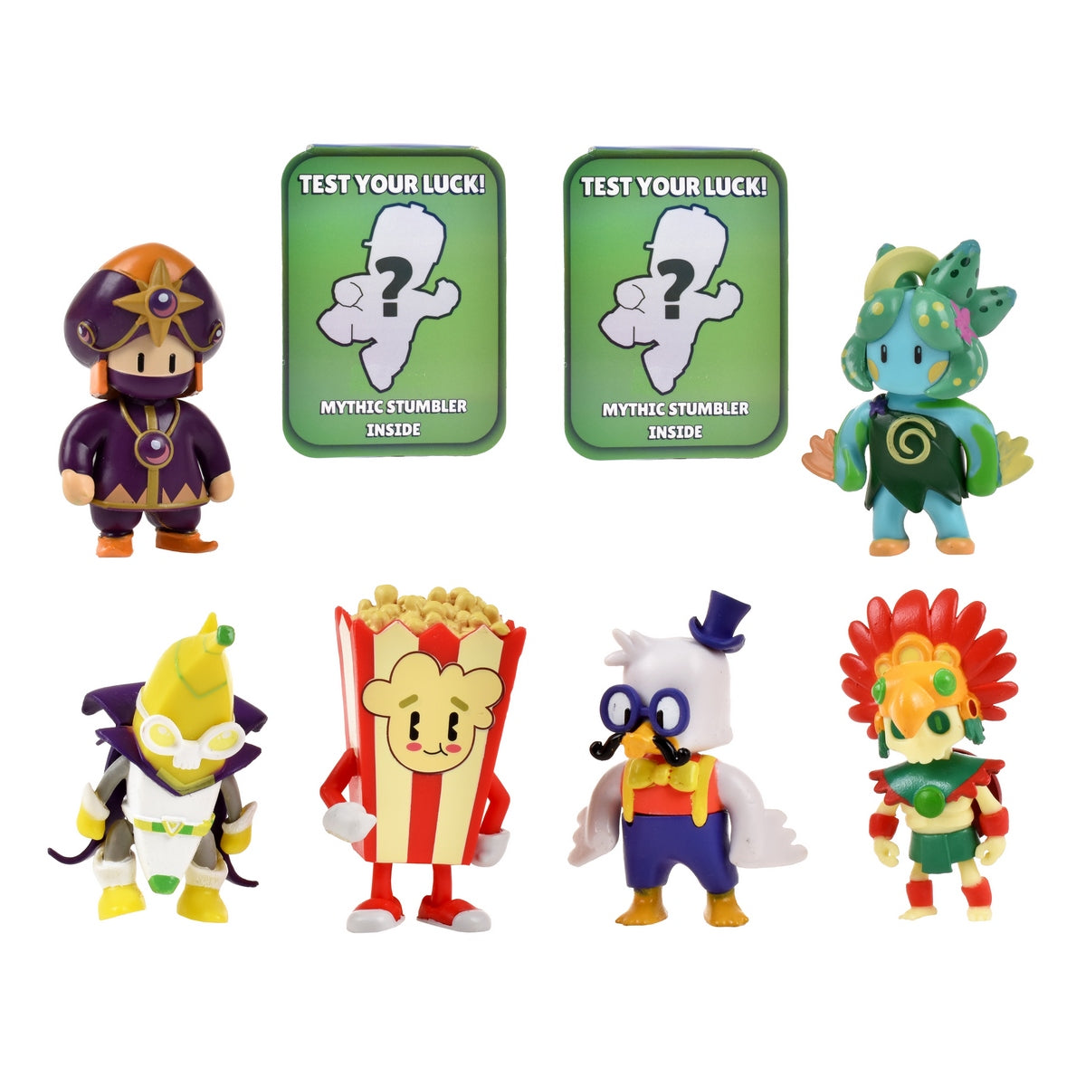Pack De 8 Figuras 5 Cms Stumble Guys Mythic - Darkpeel Prime