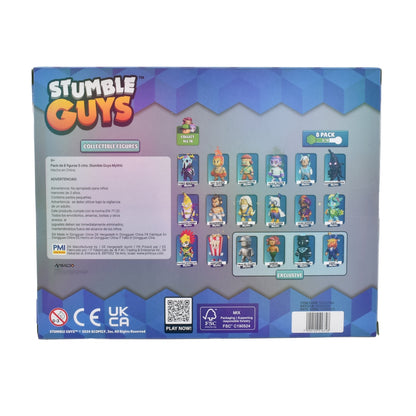 Pack De 8 Figuras 5 Cms Stumble Guys Mythic - Popcorn
