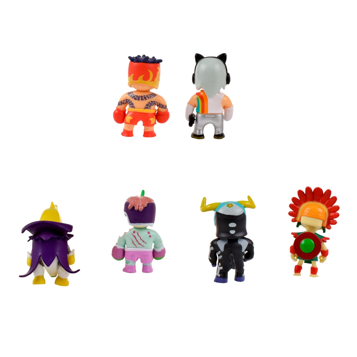 Pack De 8 Figuras 5 Cms Stumble Guys Mythic - Guardian Of El Dorado