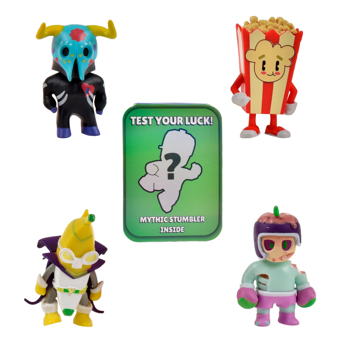 Pack De 5 Figuras 5 Cms Stumble Guys Mythic - Toro Muertos