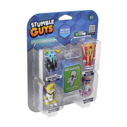 Pack De 5 Figuras 5 Cms Stumble Guys Mythic - Toro Muertos
