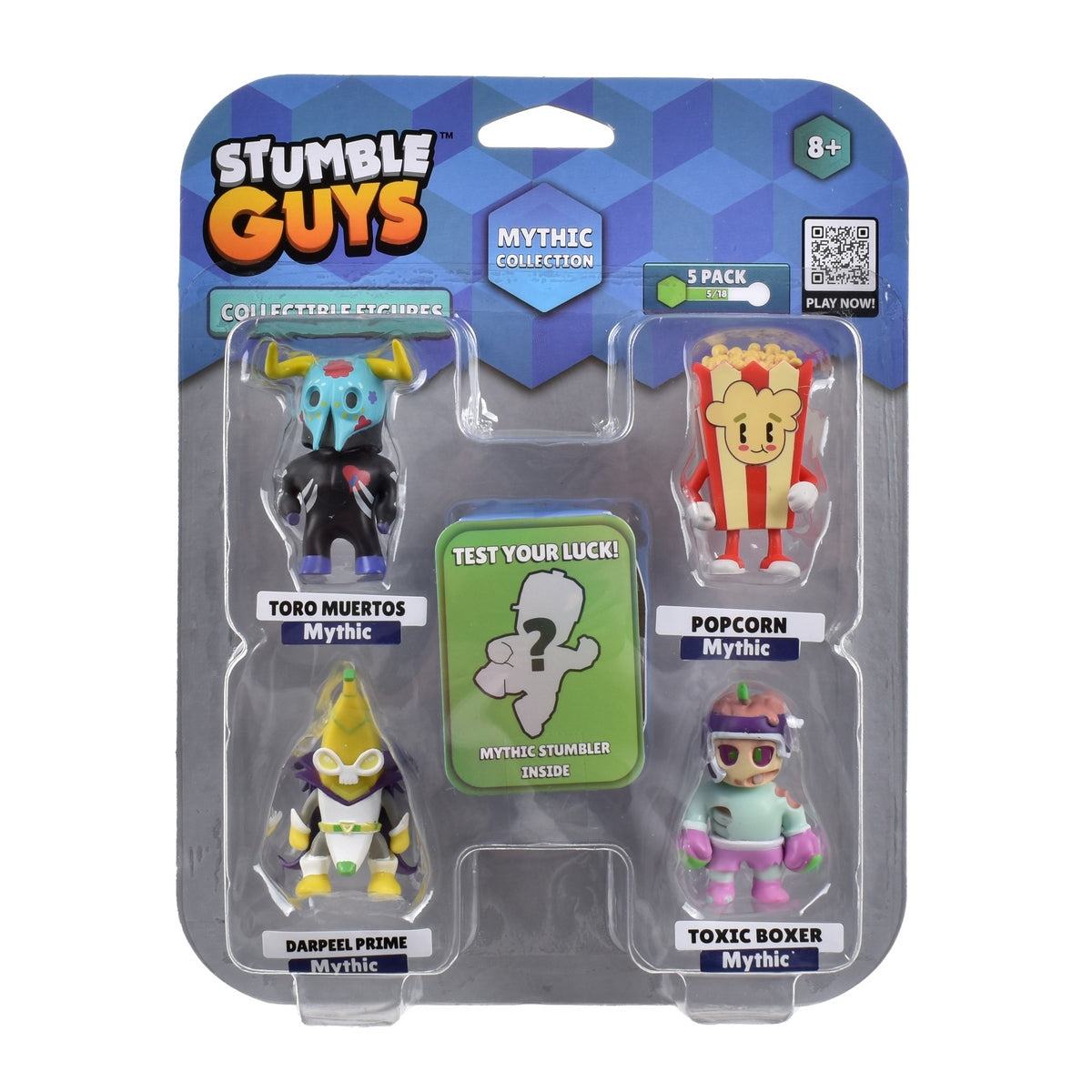 Pack De 5 Figuras 5 Cms Stumble Guys Mythic - Toro Muertos