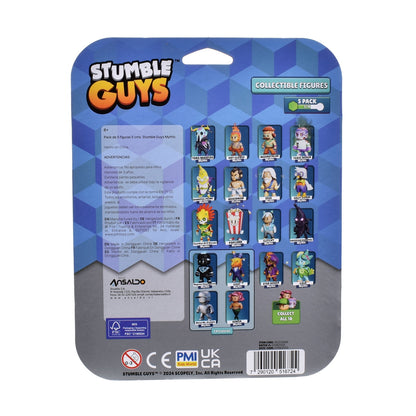 Pack De 5 Figuras 5 Cms Stumble Guys Mythic - Toro Muertos